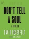 Cover image for Don't Tell a Soul